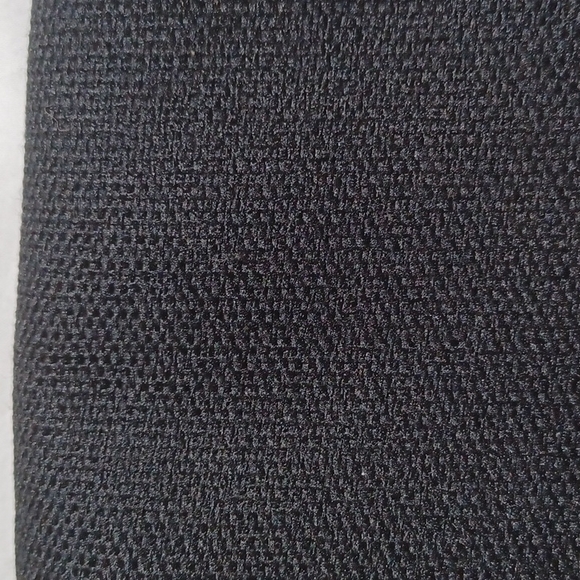 Black Woven Fabric Mini/Handbag - Picture 8 of 12